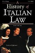 A History of Italian Law: Volume II