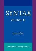 Syntax An Introduction Volume 2