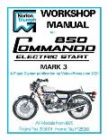 Norton Workshop Manual for 850 Commando Electric Start Mark 3 from 1975 Onwards (Part Number 00-4224)