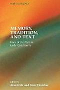 Memory, Tradition, and Text: Uses of the Past in Early Christianity