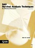 SAS Survival Analysis Techniques for Medical Research
