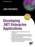 Developing .Net Enterprise Applications