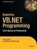 Beginning VB.NET: From Novice to Professional