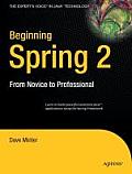 Beginning Spring 2 From Novice to Professional