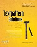 Textpattern Solutions PHP Based Content Management Made Easy
