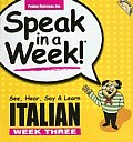 Speak In A Week Italian Week 3