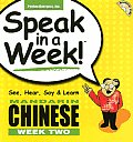 Speak in a Week Mandarin Chinese Week 2 With CD