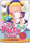 Its Potty Time for Girls Potty Training Made Easy With Toilet Flush Sound & Potty Time Chart