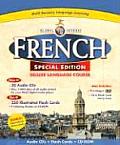 Global Access French Deluxe Language Course With Flash Cards & DVD ROM & Carrying Case