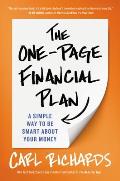One Page Financial Plan A Simple Way to Be Smart about Your Money