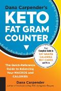 Dana Carpenders Keto Fat Gram Counter The Quick Reference Guide to Balancing Your Macros & Calories