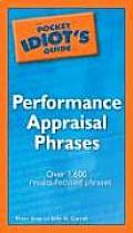 Pocket Idiots Guide to Performance Appraisal Phrases