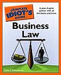 Complete Idiots Guide To Business Law