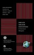 Private Higher Education: An International Bibliography (Hc)