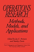 Operations Research: Methods, Models, and Applications