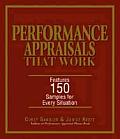 Performance Appraisals That Work Features 150 Samples for Every Situation