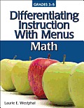 Differentiating Instruction with Menus Math
