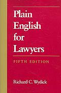 Plain English For Lawyers 5th Edition