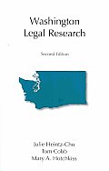 Washington Legal Research 2nd Edition