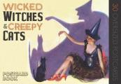 Wicked Witches & Creepy Cats: Postcard Book