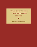 Warren County, Tennessee, Marriages 1852-1865