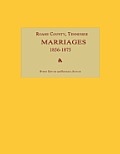 RoAne County, Tennessee, Marriages 1856-1875
