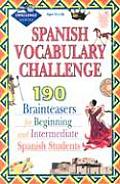 Spanish Vocabulary Challenge 190 Brainteasers