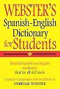 Websters Spanish English Dictionary for Students