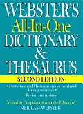 Websters All In One Dictionary & Thesaurus