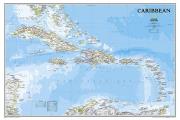 National Geographic Reference Map||||National Geographic Caribbean Wall Map - Classic (Poster Size: 36 x 24 in)