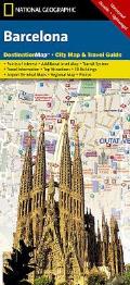 National Geographic Destination City Map||||Barcelona Map