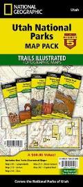 National Geographic Trails Illustrated Map||||Utah National Parks [Map Pack Bundle]