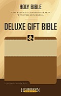 Bible NRSV Deluxe Gift Bible with the Apocrypha mocha cocoa