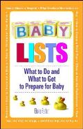 Baby Lists: What to Do and What to Get to Prepare for Baby