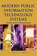 Modern Public Information Technology Systems: Issues and Challenges
