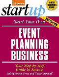 Start Your Own Event Planning Business 3rd Edition Your Step by Step Guide to Success