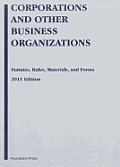 Corporations & Other Business Organizations Statutes Rules Materials & Forms 2011