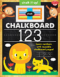 Chalkboard 123 Learn Your Numbers with Reusable Chalkboard Pages