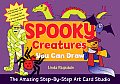 Spooky Creatures You Can Draw The Amazing Step By Step Art Card Studio With More Than 30 Instructional CardsWith 8 Colored PencilsWith Pencil Sharpe