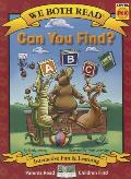 Can You Find We Both Read Level Pk K An ABC Book