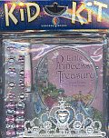 Princess Jewelry Kid Kit With Tiara Jeweled Stretch Bracelet 10 Jewels & Cosmetic Glue & Little Princess Treasury Boo
