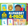 School Zone Alphabet 4-Pack Flash Cards
