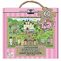Green Start Giant Floor Puzzles Princess Fairyland Earth Friendly 60 PC Puzzles with Handy Carry & Storage Case