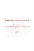 Wpa: Writing Program Administration 32.3