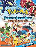 Pokemon Trainers Sticker Book From Kanto to Kalos