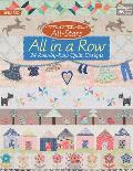 Moda All-Stars - All in a Row: 24 Row-By-Row Quilt Designs