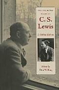 Collected Poems of C S Lewis A Critical Edition