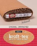 Kraft-Tex Bolt Natural Original Unwashed: Kraft Fabric Paper, 19 X 10 Yard Bolt