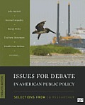 Issues for Debate in American Public Policy Selections from the CQ Researcher