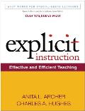 Explicit Instruction Effective & Efficient Teaching